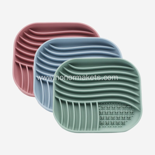 Silicone suction pet feeding bowl